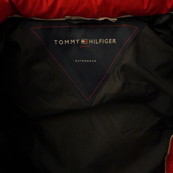 Vintage Y2K Tommy Hilfiger Puffer Coat Jacket Down Filled Mens Size XL. - Picture 6 of 7